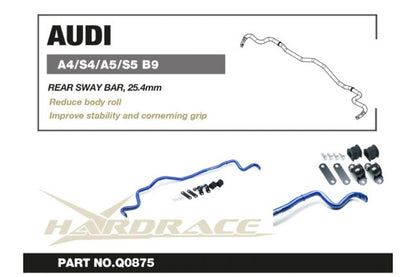 Hardrace - Rear Sway Bar Audi A4, A5, S4/RS4, S5/RS5
