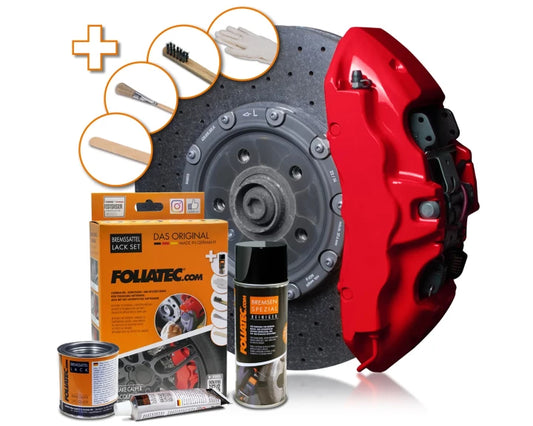 Foliatec - Brake Caliper Lacquer Set-racing rosso