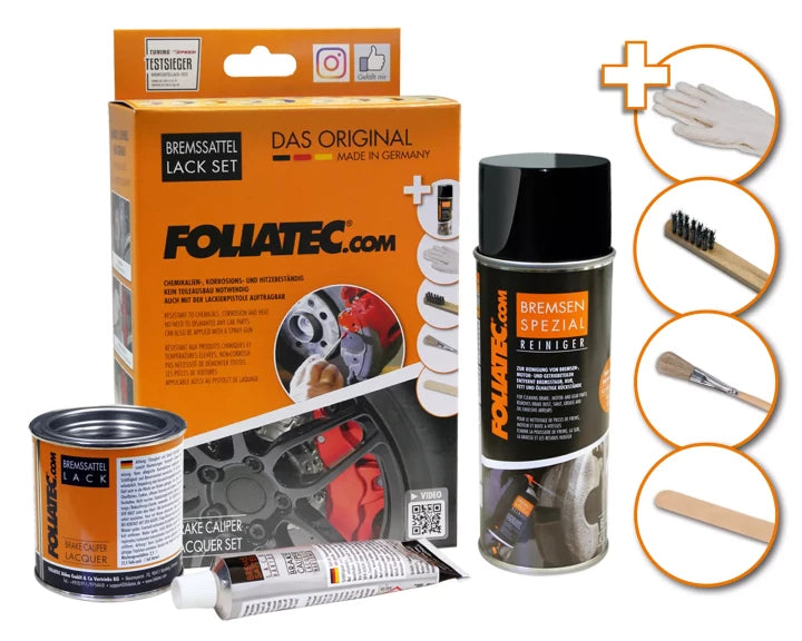 Foliatec - Brake Caliper Lacquer Set-speed yellow