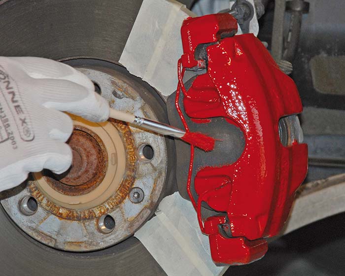 Foliatec - Brake Caliper Lacquer Set-racing rosso